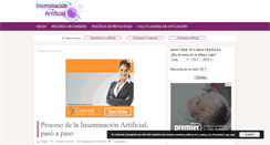 Desktop Screenshot of inseminacionartificial.org