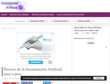 Tablet Screenshot of inseminacionartificial.org